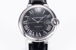 Ballon Bleu de Cartier 42*13MM 316L Steel Black Dial Watch